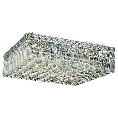 Elegant Lighting Royal Cut Clear Crystal Maxim 6-Light V2032F16C/RC
